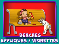 Benches Appliques