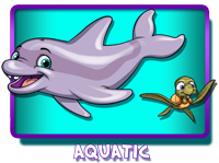 Cartoon Aquatic